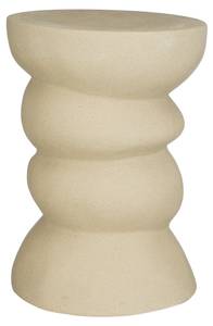 Beistelltisch Screw Beige - Keramik - 29 x 41 x 29 cm