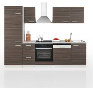 cuisine Optima Anthracite - Blanc