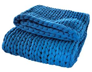 Gewichtsdecke, Therapiedecke Blau - Textil - 160 x 3 x 160 cm