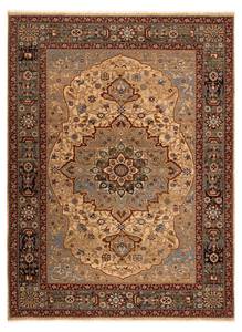 Teppich Wolle Keshan Franse Rosette 120 x 145 cm