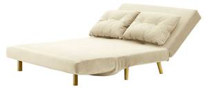 2-Sitzer Ausklappbares Sofa Flic Creme