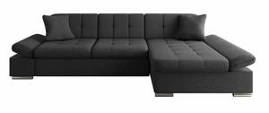 Ecksofa Montana Aluminium - Ecke davorstehend rechts