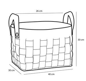 Aufbewahrungskorb Rechteck (3er-Set) Braun - Kork - 30 x 30 x 40 cm