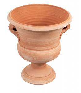 Schale Vase TERRACOTTA TOSCANA Braun - Keramik - Stein - 47 x 53 x 47 cm