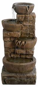 Gartenbrunnen 201601PTB-EU Braun - Kunststoff - 39 x 85 x 40 cm