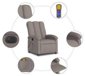 Fauteuil de massage électrique 3032264-3 Taupe