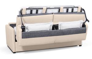 Canapé Convertible 3 Places L140cm Alice Beige