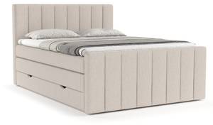 Boxspringbett Ruby Beige - Breite: 160 cm