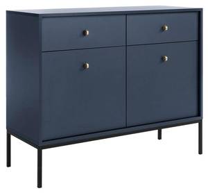 Buffet bas BOGDAN Bleu - Bois manufacturé - 39 x 83 x 103 cm