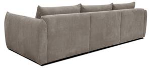 4-Sitzer Ecksofa Tauer Taupe - Ecke davorstehend links