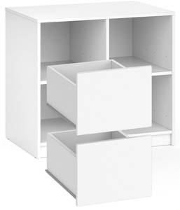 Kleiderschrank Visit 28847 Weiß - 75 x 68 x 49 cm