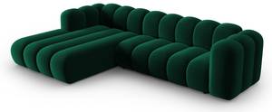 modulares Ecksofa LUPINE 4 Sitzplätze Dunkelgrün