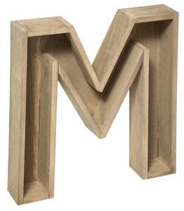 Inscription décorative sur pied HOME Marron - Bois manufacturé - 5 x 26 x 83 cm