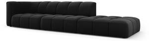 modulares Sofa SERENA 4 Sitzplätze Schwarz