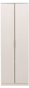 Armoire Nice Beige - En partie en bois massif - 60 x 177 x 60 cm