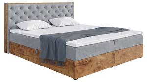 Boxspringbett Lofty 3 Grau - Breite: 189 cm - H4