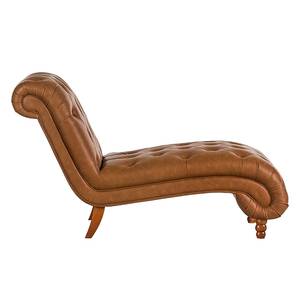 Chaiselongue Boheme Antiklederlook - Cognac