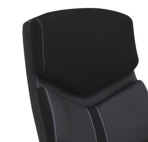 Fauteuil de direction Bigbee Imitation cuir - Noir - Noir