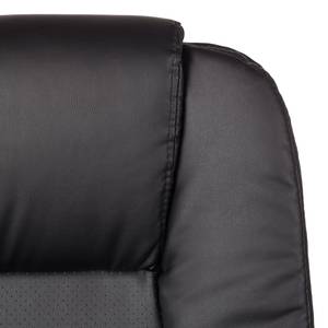 Fauteuil de direction Bredas Imitation cuir - Noir