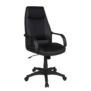 Fauteuil de direction Fellbach Cuir synthétique noir