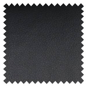 Fauteuil de direction Klagenfurt Imitation cuir noir / Tissu gris