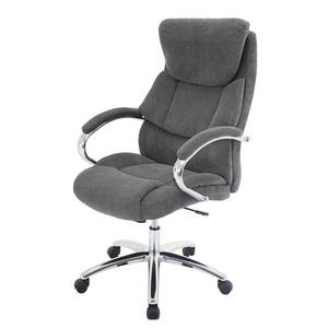 Fauteuil de direction Lanz XXL II Microfibre / Métal - Gris clair / Aluminium