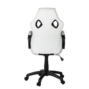 Sedia gaming Livaro similpelle / mesh - Nero / Bianco