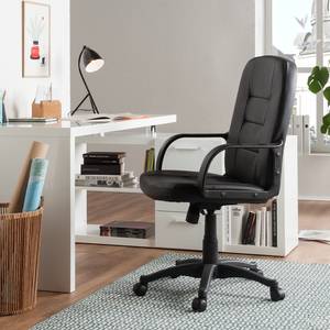 Fauteuil Otego Imitation cuir - Noir