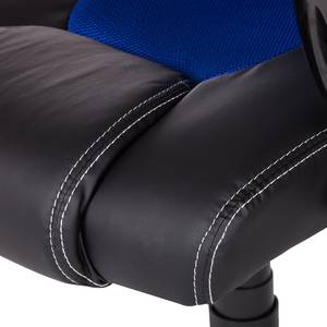 Fauteuil de direction Racing Noir / Bleu