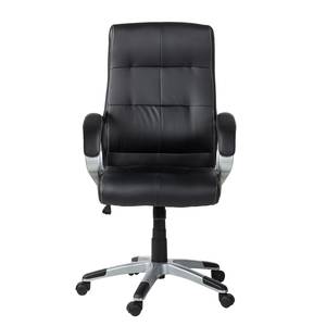 Fauteuil de direction Rafera Imitation cuir - Noir