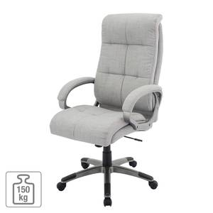 Fauteuil de direction Rerik Tissu - Gris clair