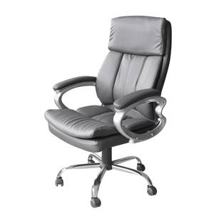 Fauteuil de direction Rune Imitation cuir - Gris