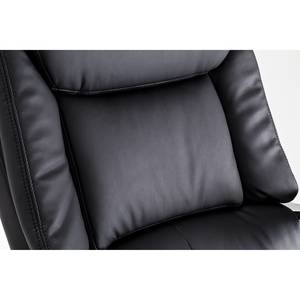 Fauteuil de direction Trumbull XXL Imitation cuir / Métal - Noir / Argenté