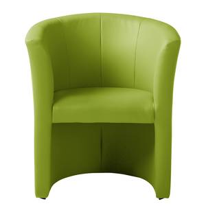 Fauteuil cocktail Wagait Imitation cuir - Vert pomme