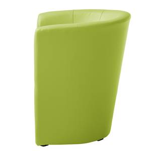 Fauteuil cocktail Sinclair Imitation cuir - Vert pomme