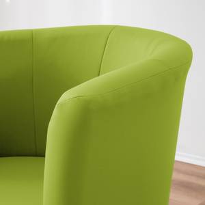 Fauteuil cocktail Sinclair Imitation cuir - Vert pomme