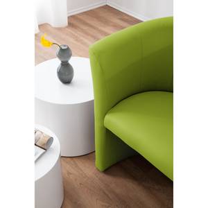 Fauteuil cocktail Sinclair Imitation cuir - Vert pomme