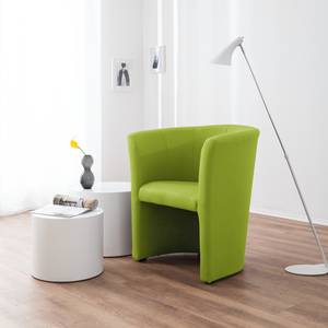 Fauteuil cocktail Sinclair Imitation cuir - Vert pomme