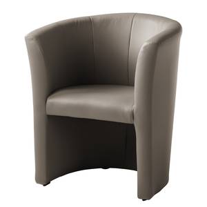 Fauteuil cocktail Wagait Imitation cuir - Gris