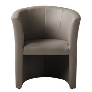 Fauteuil cocktail Wagait Imitation cuir - Gris