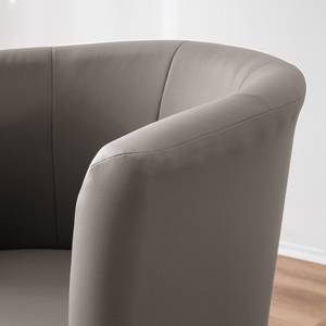 Fauteuil cocktail Wagait Imitation cuir - Gris