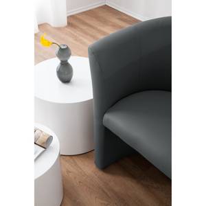 Fauteuil cocktail Sinclair Imitation cuir - Gris