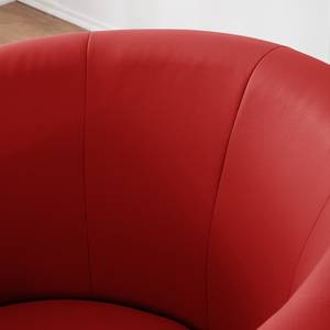 Fauteuil cocktail Wagait Imitation cuir - Rouge