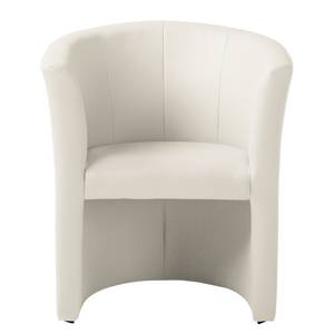 Fauteuil cocktail Wagait Imitation cuir - Blanc