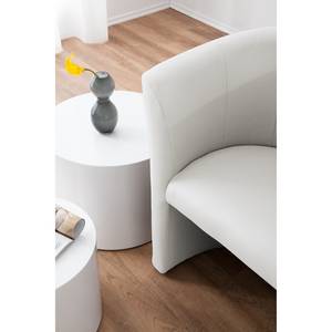 Fauteuil cocktail Sinclair Imitation cuir - Blanc