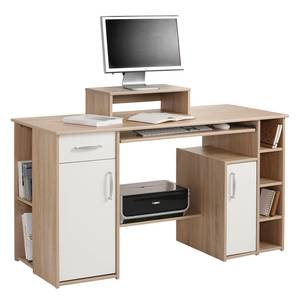 Bureau Malio Sonoma eikenhouten look/wit