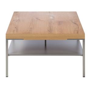 Table basse Anzio Chêne de poutre / Tourbe mat - 75 x 75 cm