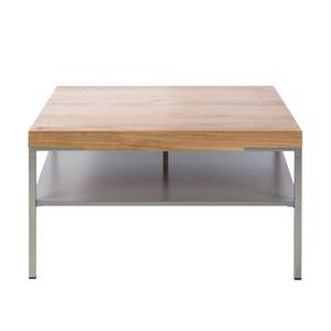 Table basse Anzio Chêne de poutre / Tourbe mat - 75 x 75 cm