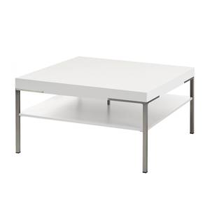 Salontafel Anzio Mat wit - 75x75cm