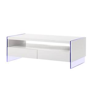 Table basse Brunetti (éclairage inclus) Blanc brillant